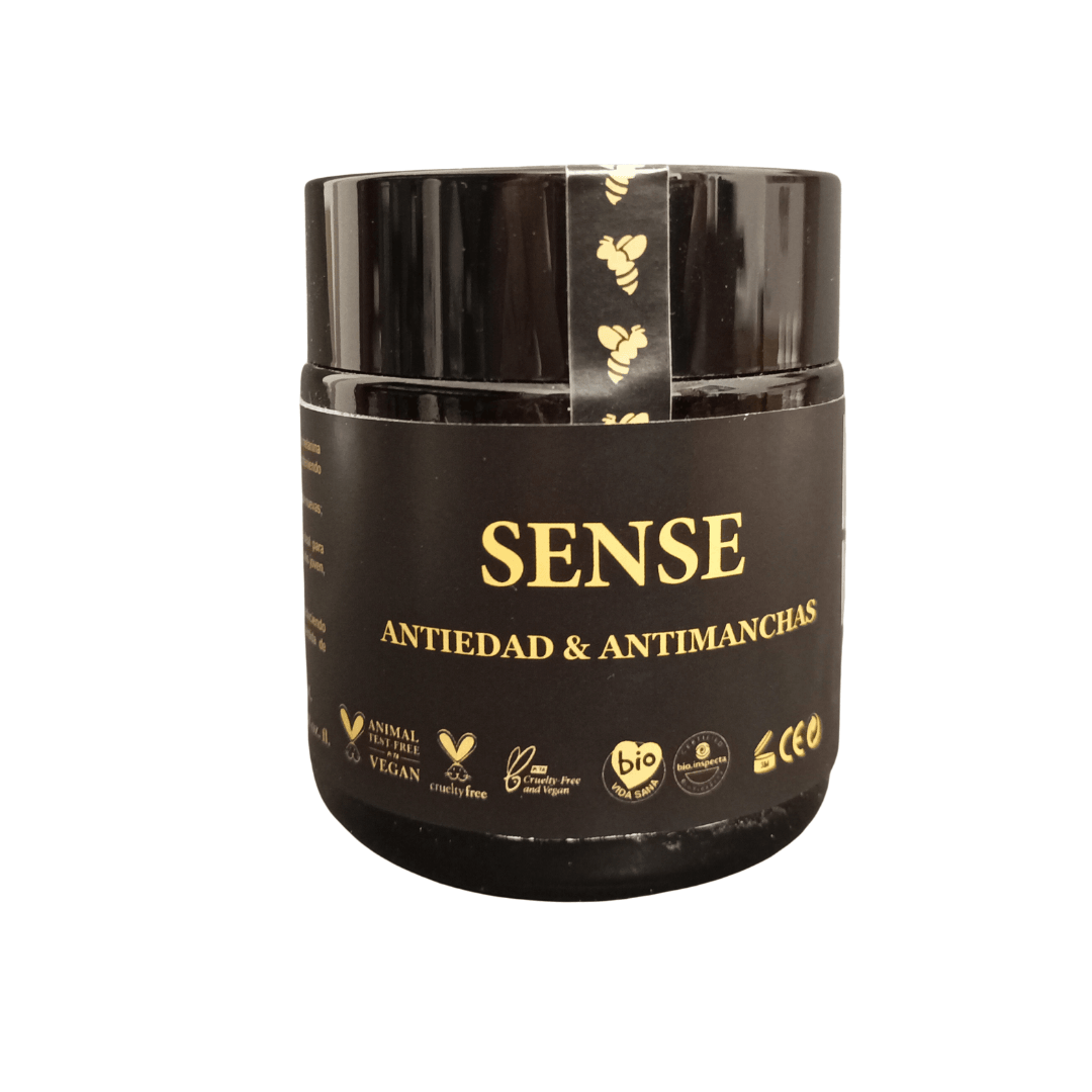 Comprar online SENSE Crema Antiedad & Antimanchas - Granja La Paz, est. 1998 cosmética ecológica naturales ingredientes orgánicos mujer hombre