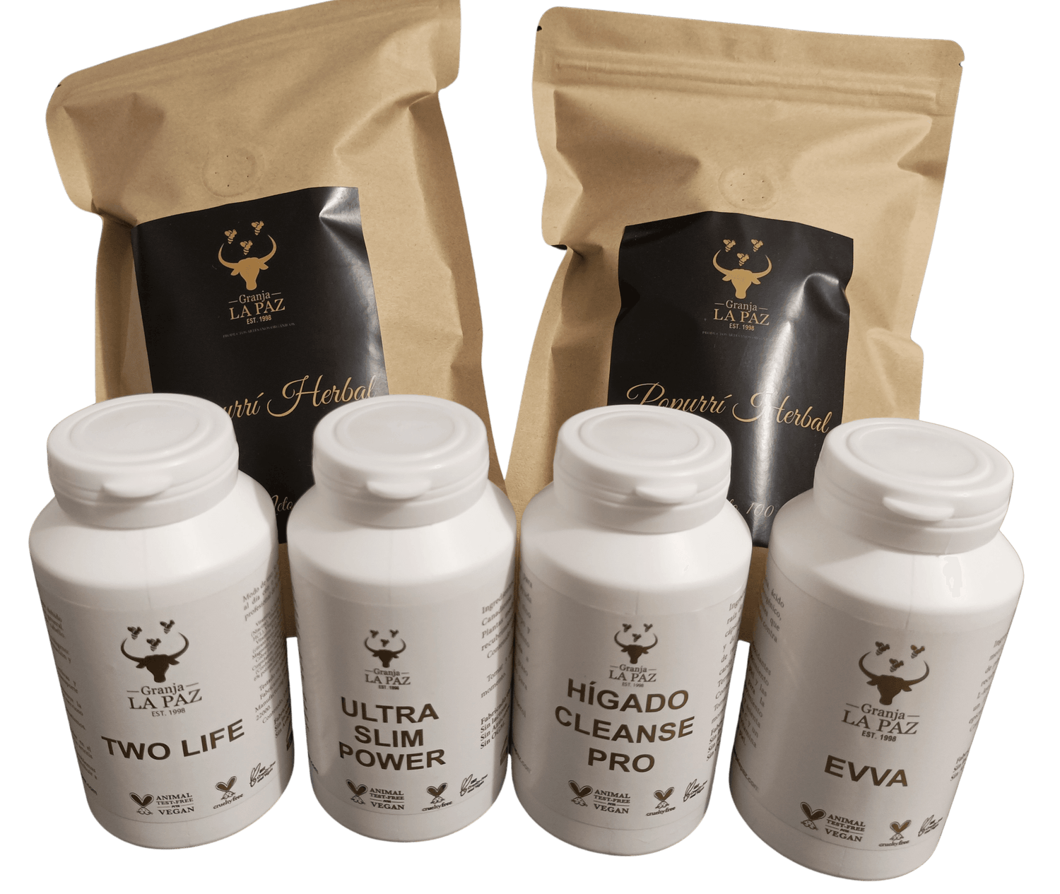 kit granja la paz pack detox higado kits hígado eco bio limpieza cuerpo interior pack potente